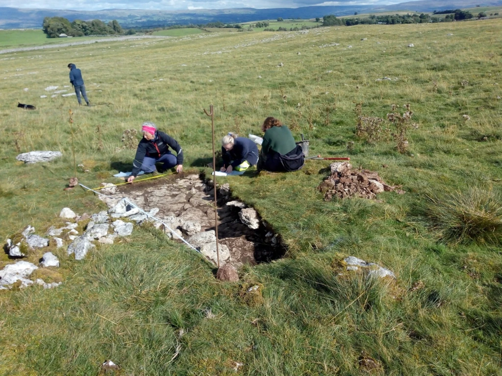 Trench through the Round House Enclosure