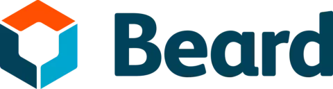 Text logo reading Beard