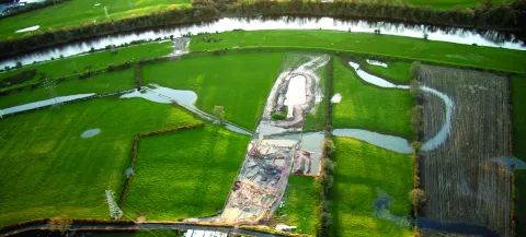 Aerial view of the Stainton West site