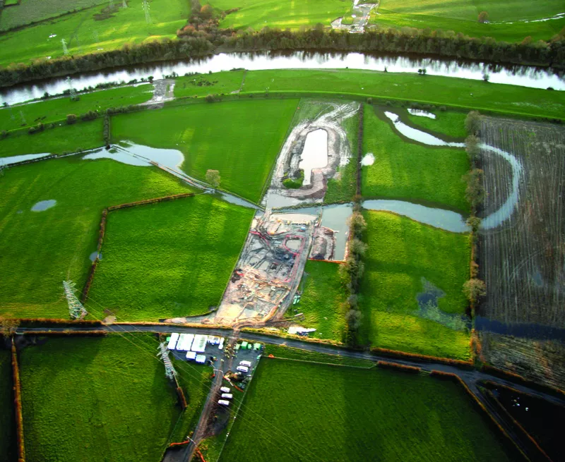 The Mesolithic camp on an island on the River Eden's floodplain