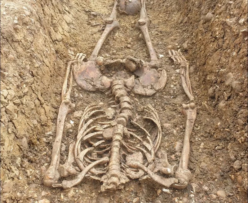 Deviant burial from Fleet Marston