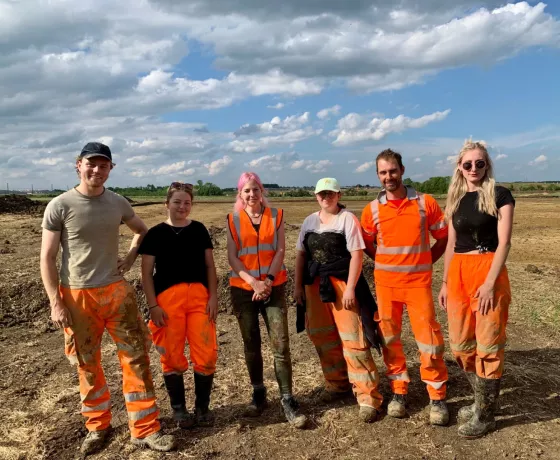 Archaeologists and Alice Roberts