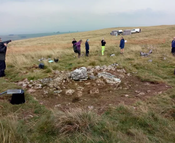 Andy and Katie along with the crack team of volunteers broke ground on for the first time for season 2 of excavations at Little Asby today.