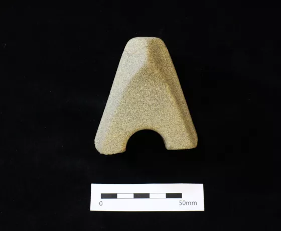 Socketed axe fragment