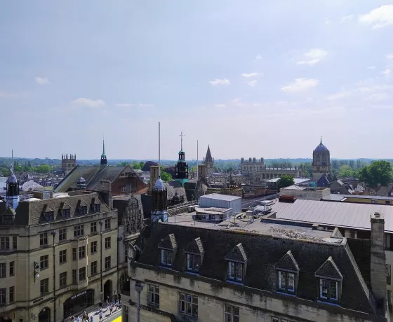 A view over Oxford from Carfax Tower
